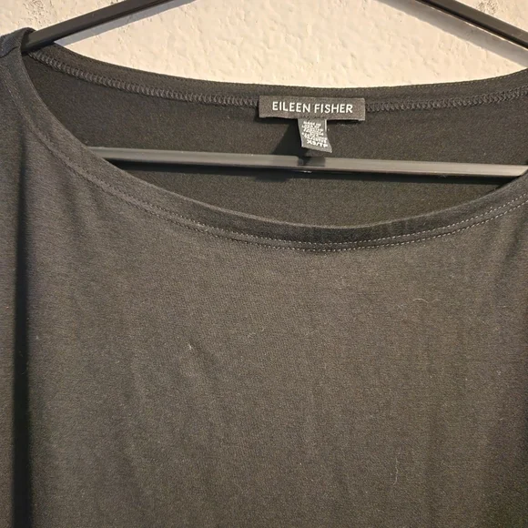 Eileen Fisher Women’s long sleeve black long shirt size XS - Picture 5 of 5
